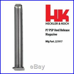 NEW IN WRAPPER Heckler HK P7 PSP 9MM 8 RD Magazine P7PSP 221917 NOT P7M8 P7M10