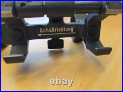 New, Heckler & Koch G3 claw-type scope mount W. German/30mm rings with1 inserts