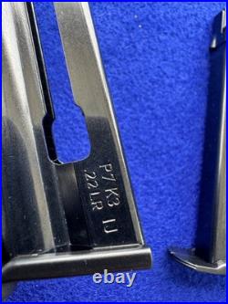Nos Hk P7k3.22lr Conversion Kit Sterling Marked Heckler & Koch H&k Rare