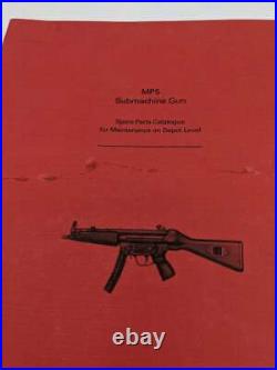 Original Heckler & Koch HK MP5 Submachine Gun Spare Parts Catalogue