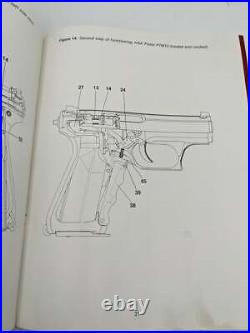 Original Heckler & Koch HK P7M13 Pistol Technical Manual Squeeze Cocker