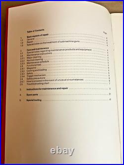 Original Hk Heckler & Koch Mp5 Sub Machine Gun 9mmx19 Instruction Manual