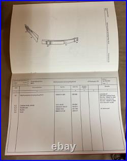 Original Hk Heckler & Koch Mp5 Submachine Gun Spare Parts Catalogue Manual