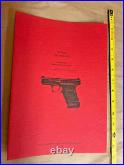 Original Hk Heckler & Koch P7 Pistol 9mmx19 Instr. Maint. & Repair Manual German