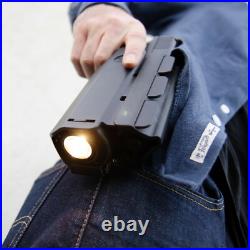 Orpaz Glock 22 Holster with Light, Light Bearing Holster, LEFT-HANDED
