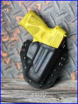 Pancake Style Boltaron Forward Cant OWB Gun Holster Belt Slide