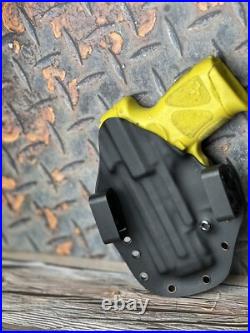 Pancake Style Boltaron Forward Cant OWB Gun Holster Belt Slide