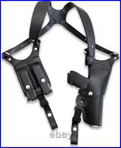 Premium Leather Shoulder Holster for Concealed Carry Right Hand Adjustable Premium Leather Shoulder Holster for Concealed Carry Right Hand Adjustable