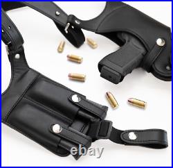 Premium Leather Shoulder Holster for Concealed Carry Right Hand Adjustable Premium Leather Shoulder Holster for Concealed Carry Right Hand Adjustable