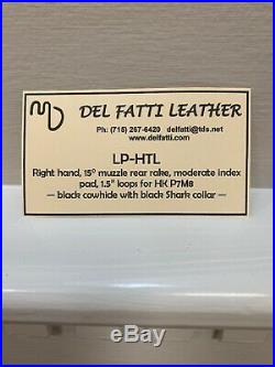 RARE Del Fatti LP-HTL For HK P7M8 Right Hand Holster Black With Shark Brand New