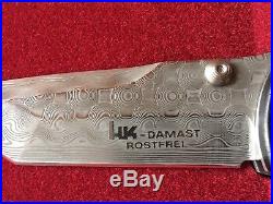 RARE Heckler & Koch HK Limited Edition Damascus Knife