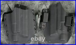 RAVEN PHANTOM SUREFIRE X300 LIGHT SHORT SHIELD HOLSTER for HECKLER & KOCH K45
