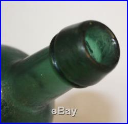 Rare Green Iron Pontil H. K. Madara Battentown N. J