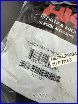 Rare N. O. S. Heckler & Koch Hk P7m13 10 Round 9mm Magazine In Original Package