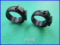 Rare Original HK fixed Mount 30mm Rings new Style made in Germany