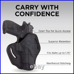 Right Hand OWB Leather Belt Holster for Sig Sauer P226/P220/P229, 1911, HK VP9 Right Hand OWB Leather Belt Holster for Sig Sauer P226/P220/P229, 1911, HK VP9