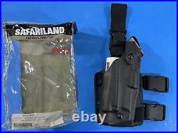 SAFARILAND 6305 ALS SLS LEVEL III TACTICAL LEG HOLSTER H&K P2000 USA with LIGHT RH