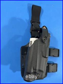 SAFARILAND 6305 ALS SLS LEVEL III TACTICAL LEG HOLSTER H&K P2000 USA with LIGHT RH