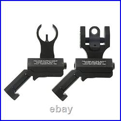 SSIG-45S-HRBT-00 45 Degree Offset HK/Round Rear Sight Set, Black