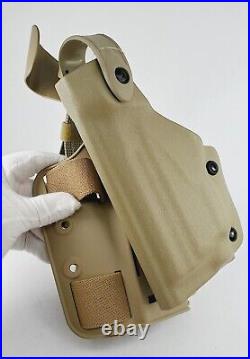 Safariland 6004 Tactical Thigh leg Holster black LEFT For H&K USP with Light FDE