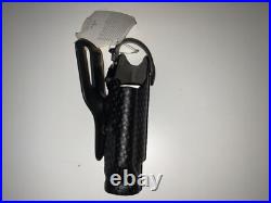 Safariland 6280 SLS Level-2 RH Basket Weave Duty Holster, GLOCK 17 22 with LIGHT