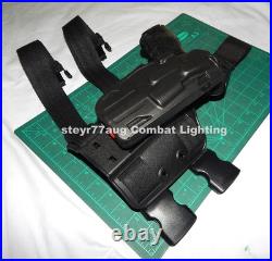 Safariland 7355-295-411 RH Tactical Leg Thigh Holster H&K 3 7/8 P30 Level 2