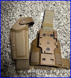 Safariland Coyote Holster Leg Shroud For Springfield Operator Pistol No Light