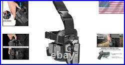 Secure Tactical Drop Leg Holster with Quick Release Fits Glock, SIG, Beretta