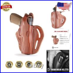 Sig P320 Thumb Break Holster Leather & Lifetime Assurance Sig P320 Thumb Break Holster Leather & Lifetime Assurance