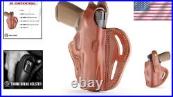 Sig P320 Thumb Break Holster Leather & Lifetime Assurance Sig P320 Thumb Break Holster Leather & Lifetime Assurance