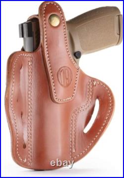 Sig P320 Thumb Break Holster Leather & Lifetime Assurance Sig P320 Thumb Break Holster Leather & Lifetime Assurance
