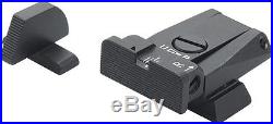 Sight Set H&K 40 UPS, USP 45, P30 Adjustable Black Target LPA