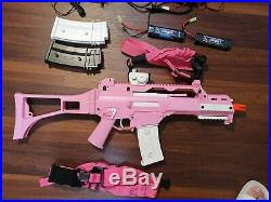 (Slightly Upgraded)H&K G36C Pink Limited Edition Full Size Airsoft AEG