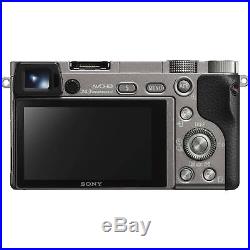 Sony Alpha a6000 Camera Body (Graphite) with 64GB Deluxe Accessory Bundle