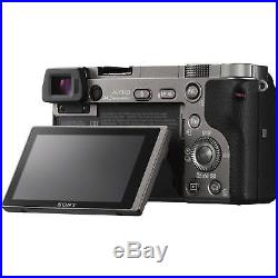 Sony Alpha a6000 Camera Body (Graphite) with 64GB Deluxe Accessory Bundle