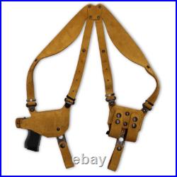 Suede Leather Shoulder Holster Custom Fit, H&K P30 SK 9mm 3.27'' Barrel #1203#