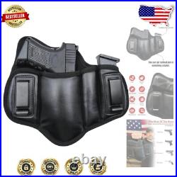 Sweat-Proof IWB Holster Durable Faux Leather for Comfortable Everyday Carry