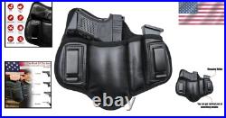 Sweat-Proof IWB Holster Durable Faux Leather for Comfortable Everyday Carry
