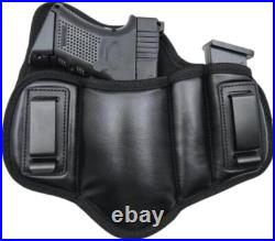 Sweat-Proof IWB Holster Durable Faux Leather for Comfortable Everyday Carry