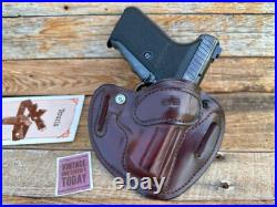 TAURIS High Ride Brown Leather Holster For Heckler Koch H&K P7M8 P7M13 TAURIS High Ride Brown Leather Holster For Heckler Koch H&K P7M8 P7M13
