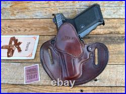 TAURIS High Ride Brown Leather Holster For Heckler Koch H&K P7M8 P7M13 TAURIS High Ride Brown Leather Holster For Heckler Koch H&K P7M8 P7M13