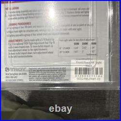 TROY Front Fixed Battlesight HK Black Picatinny Rail Quick Install Adj