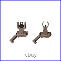 TROY HK Front and Round Rear Flat Dark Earth Offset Sight Set (SSIG-45S-HRFT-00)