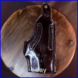 Tex Shoemaker HK P7M8 Holster NOS Duty Holster 63 LH OWB Hi-Gloss Black Leather