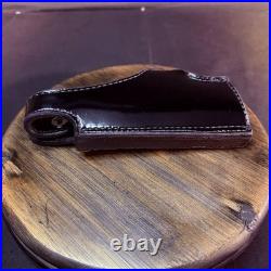 Tex Shoemaker HK P7M8 Holster NOS Duty Holster 63 LH OWB Hi-Gloss Black Leather