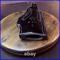 Tex Shoemaker HK P7M8 Holster NOS Duty Holster 63 LH OWB Hi-Gloss Black Leather