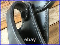 Tex Shoemaker Plain Black Leather Swivel Holster For HK USP 40 LEFT