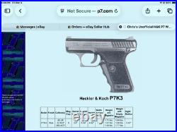 Thad Rybka holster H&K P7 K3 380/32/22 super rare find