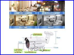 Tmazon 2560x1440 4CH AHD 4.0MP Home Security CCTV System 5-in-1 DVR Camera