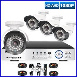 Tmezon Full 1080P 5in1 8CH HD DVR In/Outdoor 2MP CCTV Camera Security System